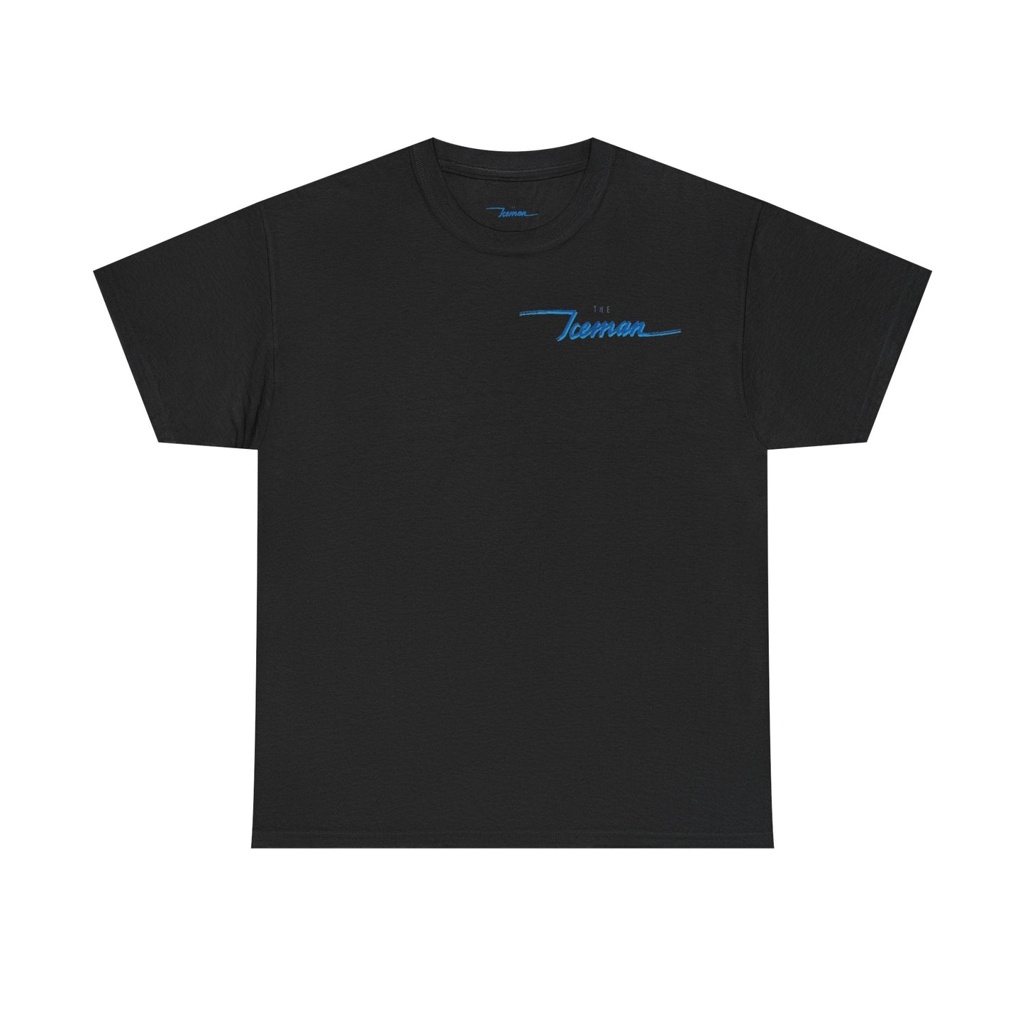 Blue Iceman Black Tee