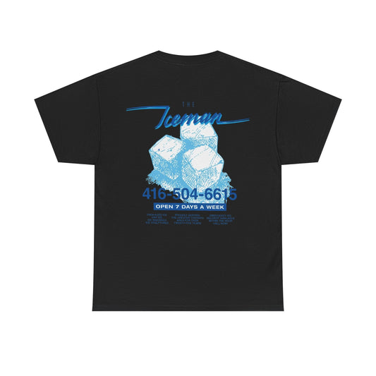 Blue Iceman Black Tee